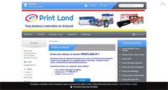 Desktop Screenshot of printland.pl
